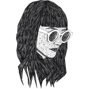 Komar Wandbild Grid Monochrome 50 x 70 cm