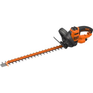 Black+Decker Elektro-Heckenschere BEHTS401, 55 cm Schwertlänge, orange/schwarz.
