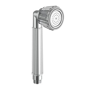 Schütte Handbrause Antea Chrom, elegante Brause mit Antikalk-Noppen für Dusche.