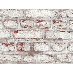 A.S. Création Vliestapete Il Decoro Stein Weiß-Rot FSC®