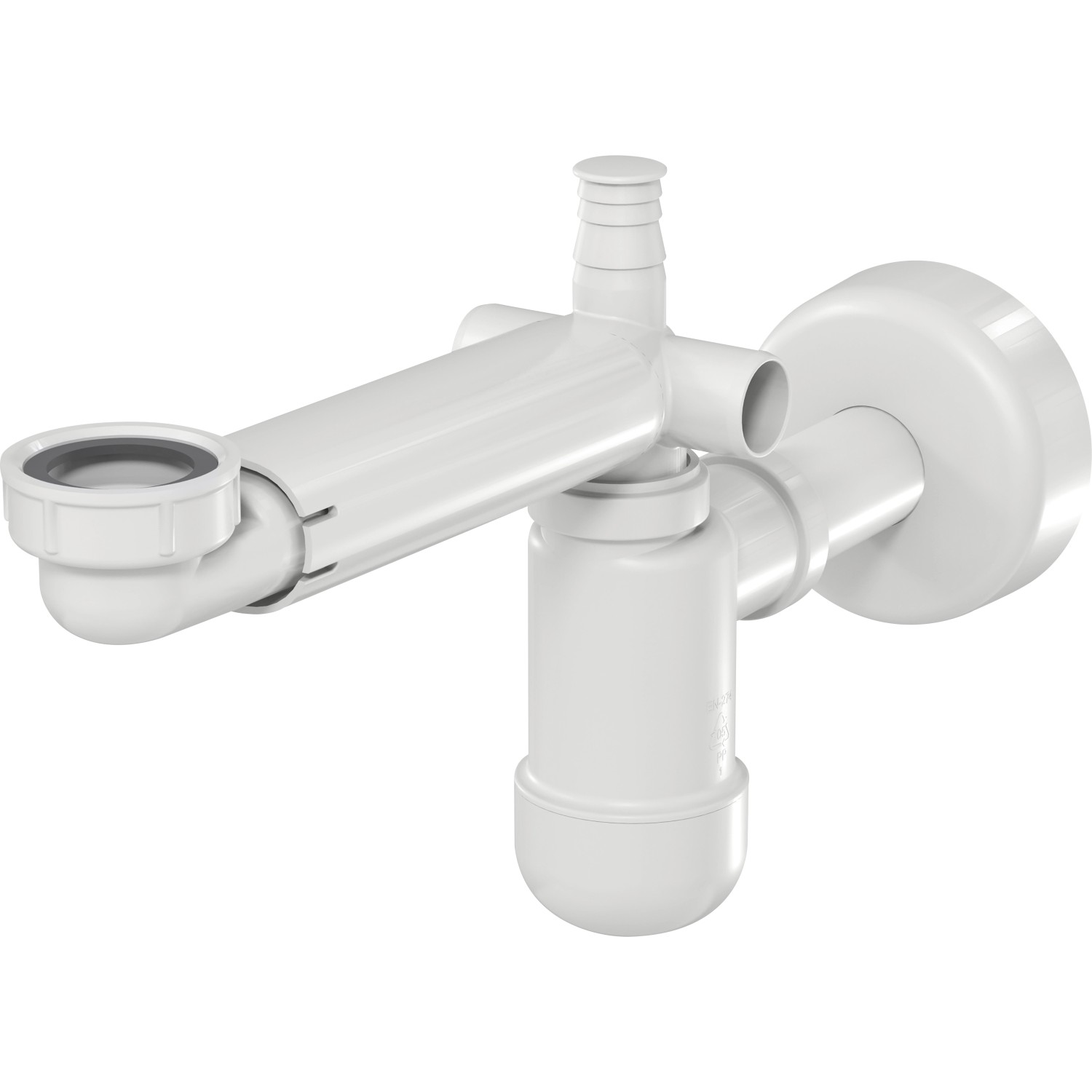 Prevex Preloc RaumsparSiphon Ø 32 mm Weiß kaufen bei OBI