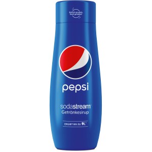 SodaStream Sirup Pepsi, 440ml Flasche für ca. 9 Liter Fertiggetränk.
