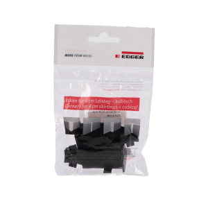 Egger Innenecke Kubisch 6 cm Stein Schwarz 2 Stück