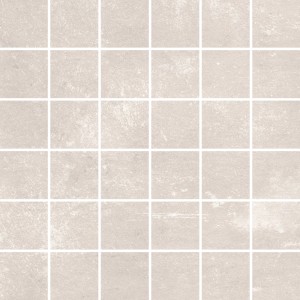 Mosaikfliese Denver Feinsteinzeug Weiß 30 cm x 30 cm