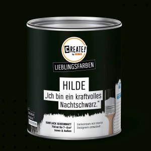 CREATE! by OBI Buntlack Hilde Nachtschwarz seidenmatt, 750ml Dose.