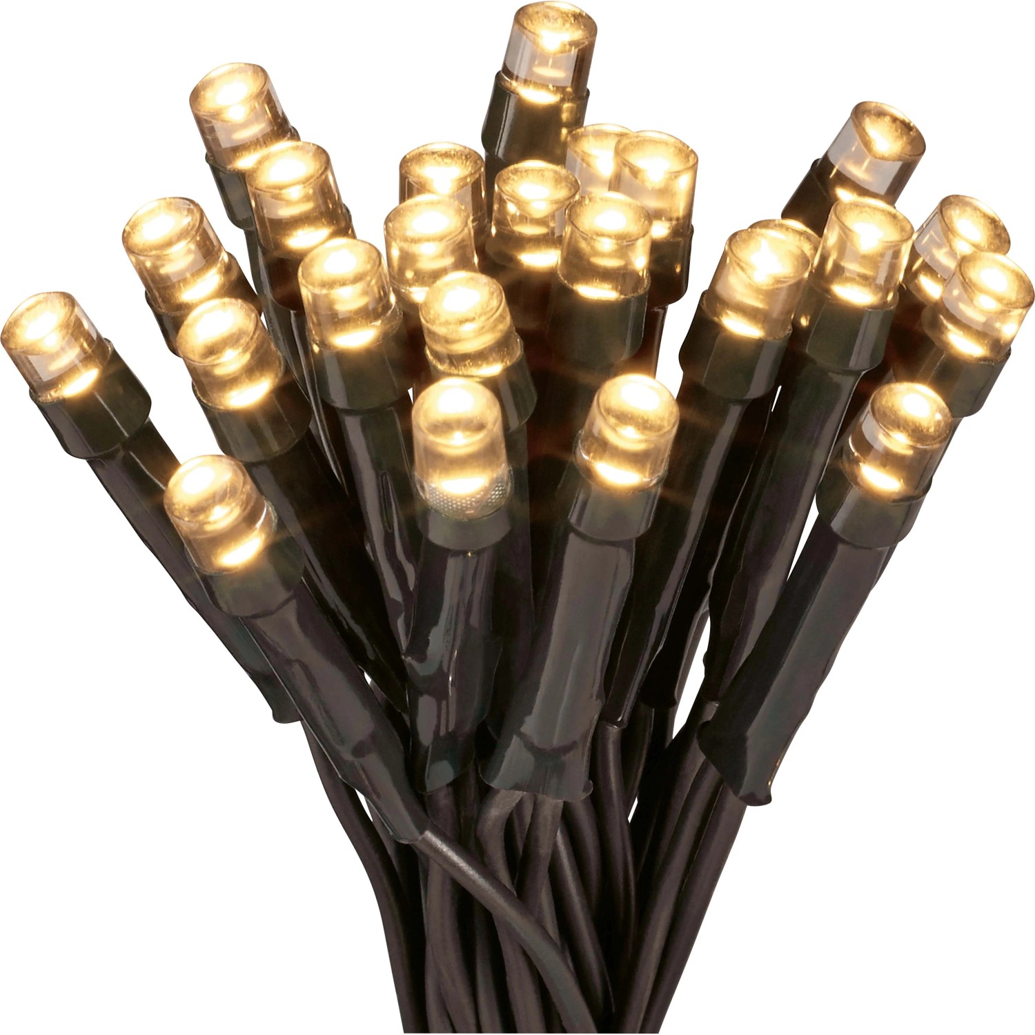 LEDLichterkette 140 LEDs Warmweiß in Kunststoffbox Grünes Kabel 15,42
