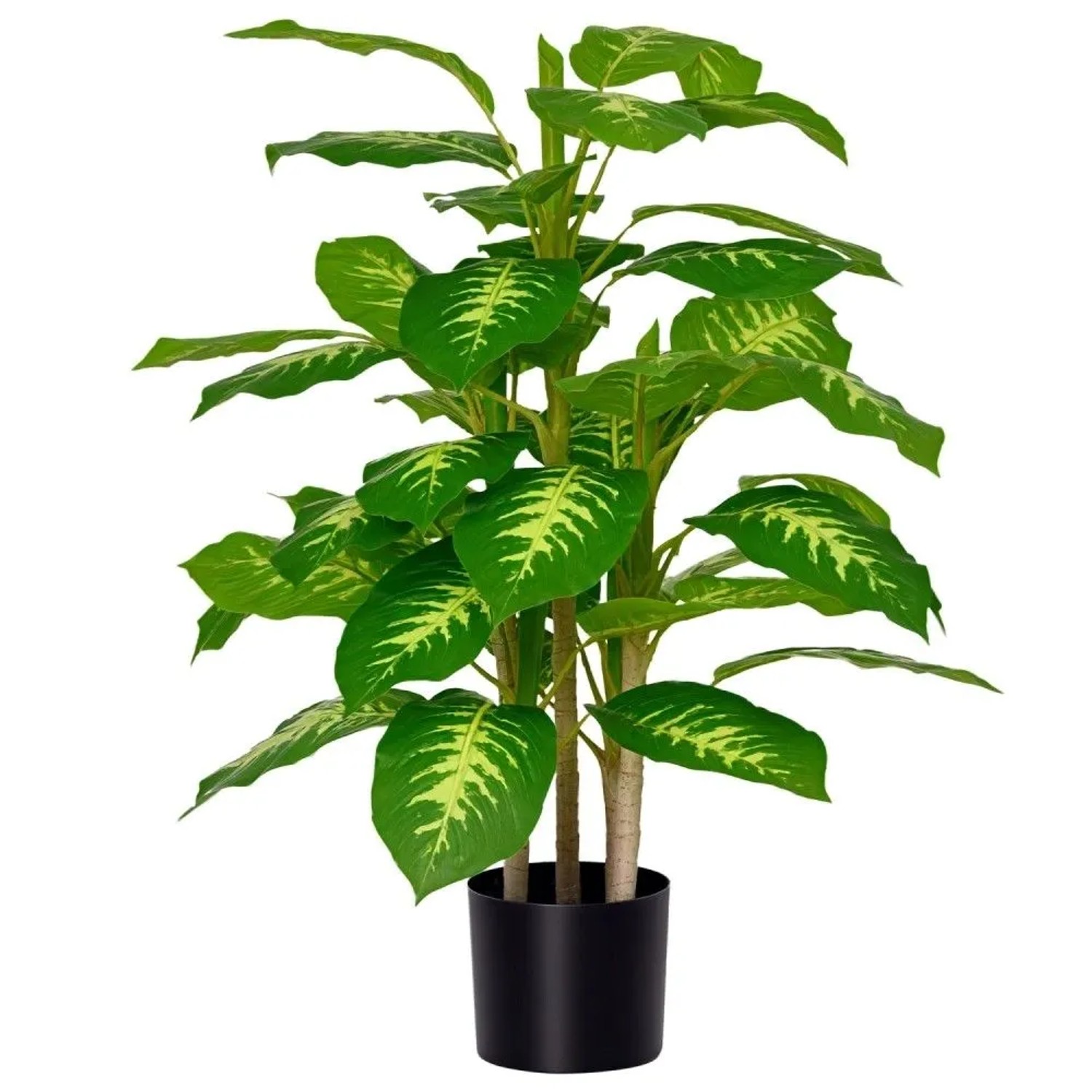 HOMCOM Künstliche Dieffenbachie Groß 95 cm Kunstpflanze Künstliche Pflanzen kaufen bei OBI