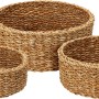 Korbset Seegras, 3 Naturkörbe in verschiedenen Größen für Deko und Aufbewahrung.
