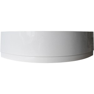 Weiße Acrylschürze für Ottofond Eckwanne Sardinia zur Badewannenverkleidung.