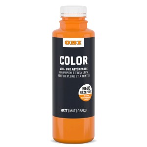 OBI Color Voll- und Abtönfarbe, 500 ml, Gelb-Orange. Zum Mischen individueller Farbtöne.