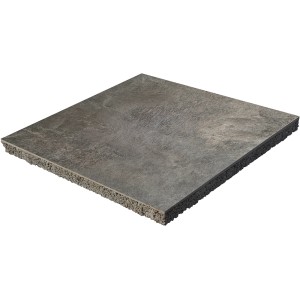 Diephaus Terrassenplatte Keramikverbund Basalt 60 x 60 x 4 cm