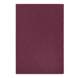 KARAT Teppichläufer London Flacher Schlingenflor Weinrot 67 x 250 cm