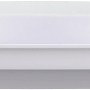 Weiße E2 Elektro LED Deckenleuchte Rome R 350, 24W, Ø 35cm, Seitenansicht.