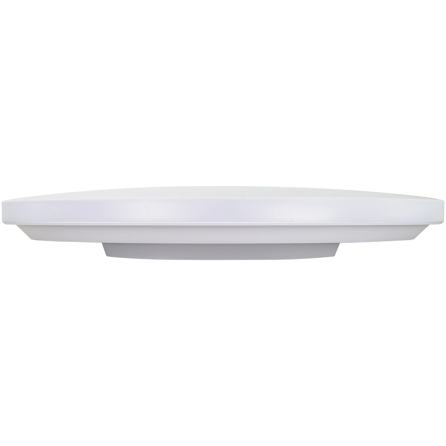 Weiße E2 Elektro LED Deckenleuchte Rome R 350, 24W, Ø 35cm, Seitenansicht.