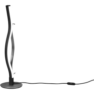 Moderne Trio LED Tischleuchte Blaze, Aluminium gebürstet, dimmbar.