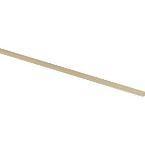 Fichte Flachleiste, 6x6x1000 mm, ideal für Bastelarbeiten und Modellbau.