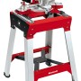 Einhell E-Stand Universal-Kappsägen-Untergestell mit Kappsäge, Aluminium, rot/silber.