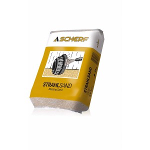 Sack Strahlsand Grau, 0,5-1 mm, 25 kg, für Oberflächenbearbeitung.