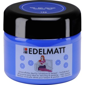 Marabu Edelmatt Lapis, 225ml, matte Acrylfarbe für Wandakzente, zum Schablonieren und Stempeln.