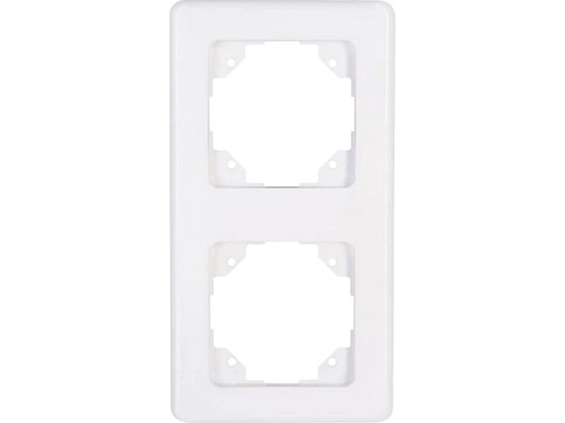 Kopp Abdeckrahmen 2-fach Europa Arktisweiß kaufen bei OBI