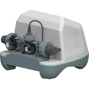 CF Pool-Salzanlage 50iP zur Desinfektion von Pools bis 22.000 l mit Elektrolyse.