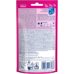 Vitakraft Vita Hearts Katzensnack Lachs, für glänzendes Fell. 40g Packung.