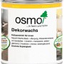 Dose Osmo Dekorwachs Transparent Ebenholz 375ml für Holz im Innenbereich.