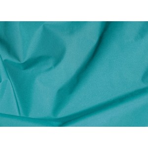 Nahaufnahme des blauen Sitting Point Sitzsacks Big Bag Brava (380 l) mit Polyesterbezug.