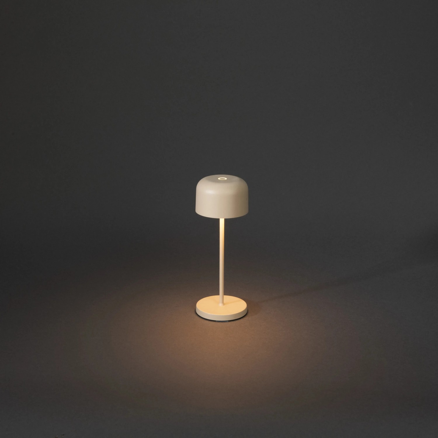 Konstsmide LED tafellamp Lille Mini | zwart | Indoor/Outdoor | Draadloos | 7 ,5 x 7,5 x 20 cm | 7835-750