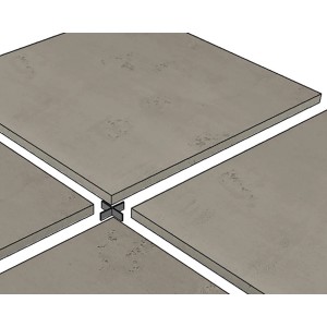 GS Terrassen Fugenkreuze 3 mm, grau, zwischen Terrassenplatten für gleichmäßiges Fugenbild.