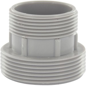 Intex Pool Adapter für 51 mm (2") auf 38 mm (1 1/2"), grau, aus Kunststoff.