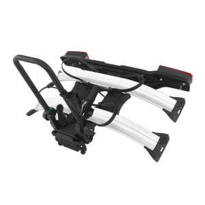 Fischer Road Line Kupplungsfahrradträger für 2 Fahrräder oder E-Bikes, silber.