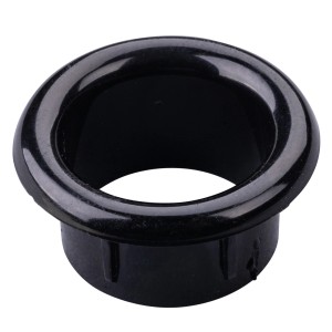 Fackelmann Waschbecken-Rosette Ø 25 mm Schwarz