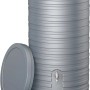 Garantia Regenwasserbehälter Nordic, 300 l, steingrau, mit Deckel. Regenspeicher für den Garten.