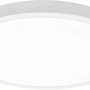 Weiße, runde Ledvance Smart+ WiFi Einbauleuchte Surface Downlight, Ø 60 cm.