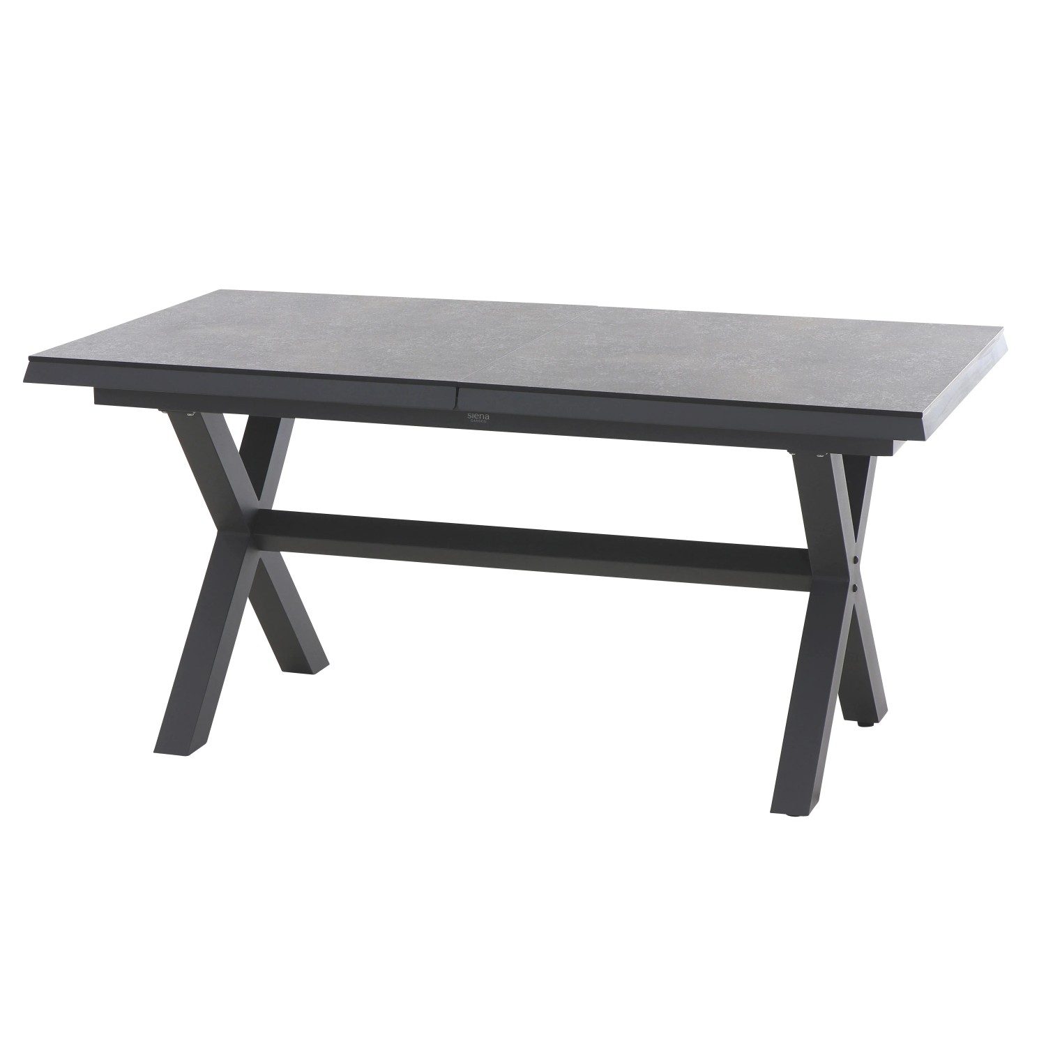 Siena Garden Gartentisch ausziehbar HPL Ferrostone 90 cm x 160 cm kaufen bei OBI
