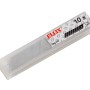 Ellix Klingen 18 mm, 10 Stück im transparenten Kunststoff-Spender.
