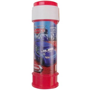 Happy People Seifenblasen Cars mit Geduldspiel im Deckel, rot-weiß, 60ml.