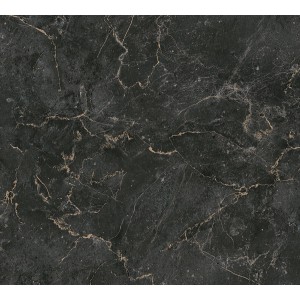 Schwarzes 3D-Panel mit Marmor-Optik von AS-Creation, Bordüre für stilvolle Wandgestaltung.