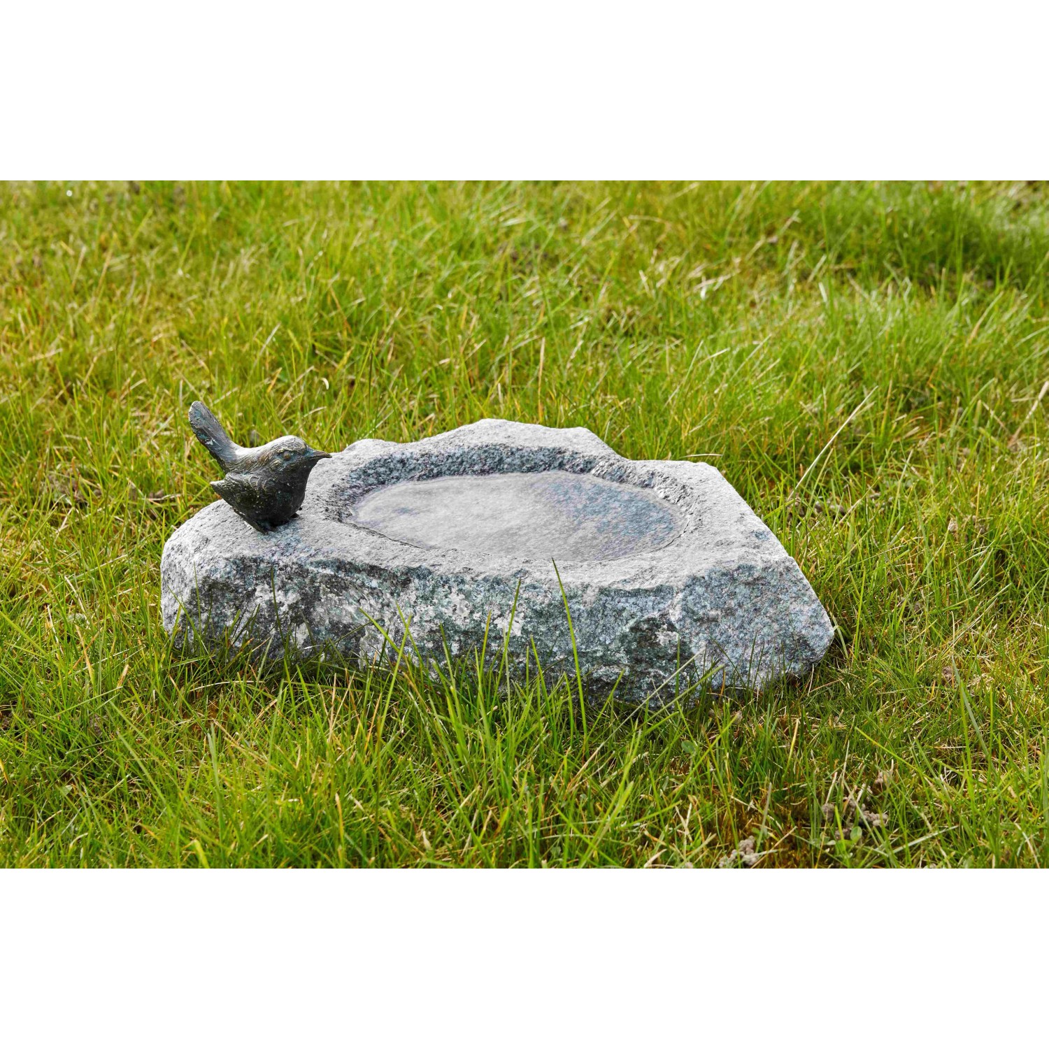 Vogeltränke mit Bronze Vogel 30 cm x 25 cm kaufen bei OBI