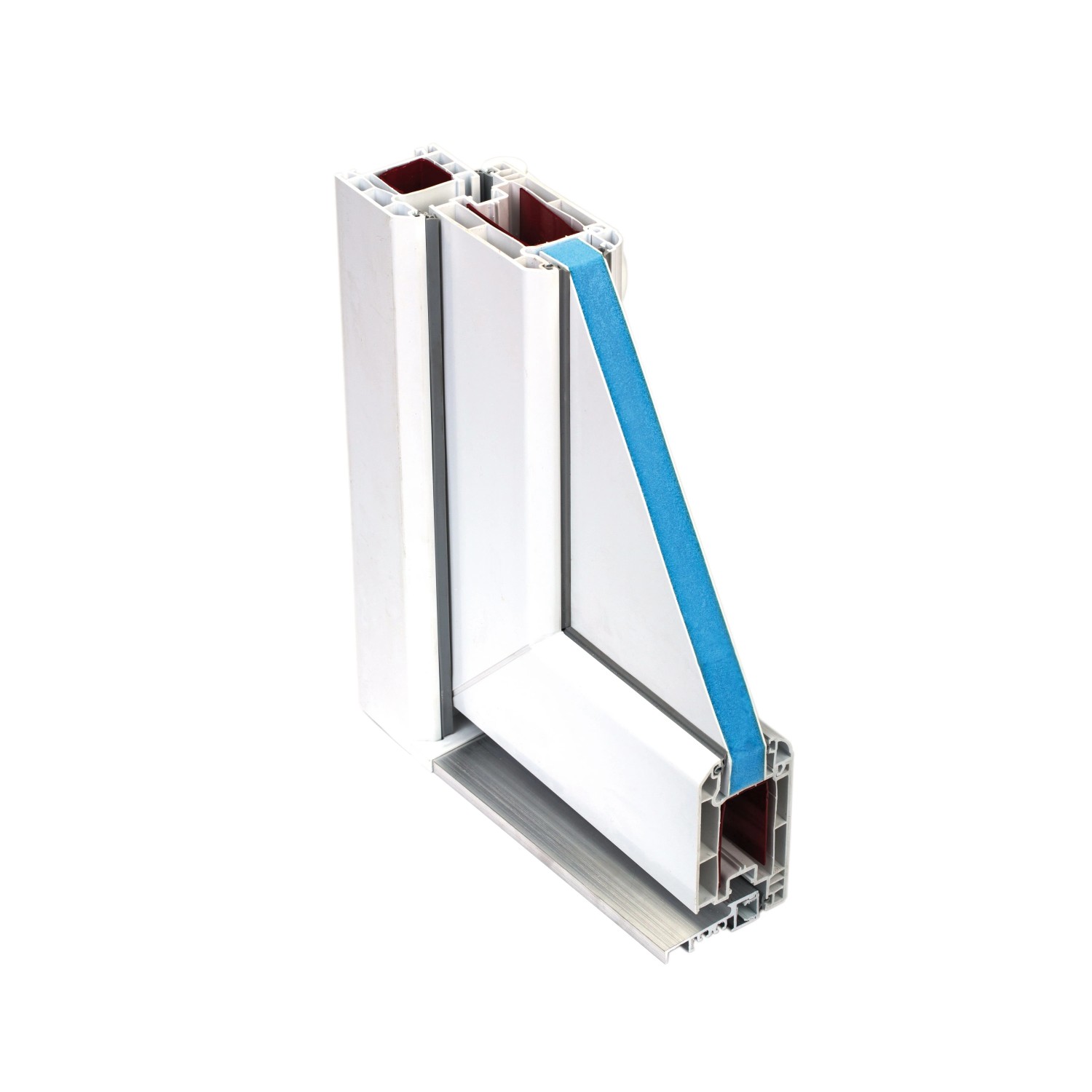 Panto Nebeneingangstür K401 Weiß 98 cm x 208 cm DIN R_3