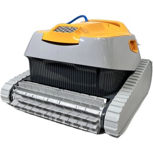 Chemoform Poolroboter Xeox Nemo, grau-orange, zur automatischen Reinigung von Pools.