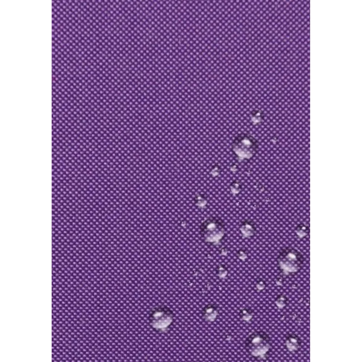 Violettes Gartenkissen für Polyrattan Möbel mit Wasserabweisendem Bezug (Detailansicht).