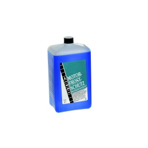 Blauer Kanister mit Motor-Frostschutz Konzentrat, 2 Liter.