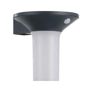 Eglo LED Solar Wandleuchte Corbezzola Graphit mit Sensor, 16x16cm. Solar-Wegeleuchte für den Außenbereich.