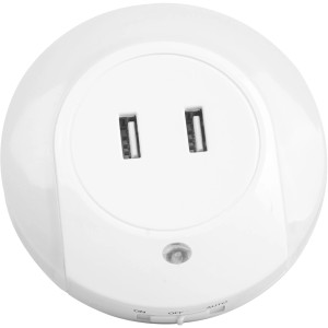 Müller-Licht LED-Nachtlicht Sirius Round Weiß mit Sensor