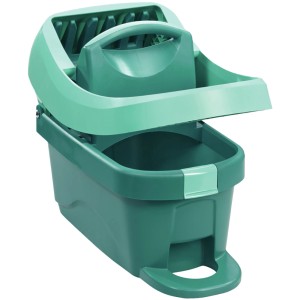 Leifheit Wischtuchpresse Profi mit Rollen, 8 l, für Reinigungsgeräte. Grün.