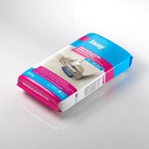 Knauf Reparaturspachtel, 20 kg Sack, zum Ausgleichen von Unebenheiten im Innen- und Außenbereich.