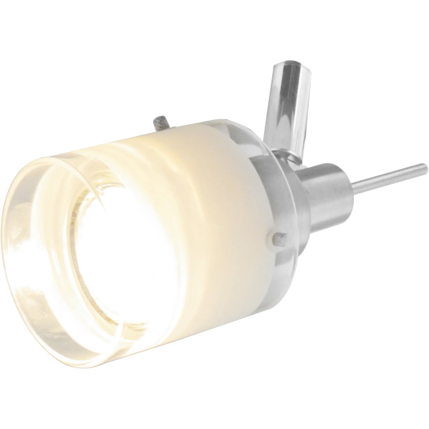 LED Spot Asola, 2er, Nickel matt, mit GU10 Leuchtmittel. Moderner Decken- oder Wandstrahler.