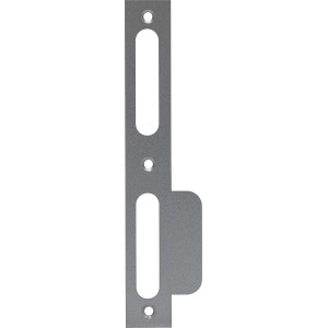 Abus Schließblech 170 DIN L Silber für Wohnungsabschlusstür, Stahl, lackiert.